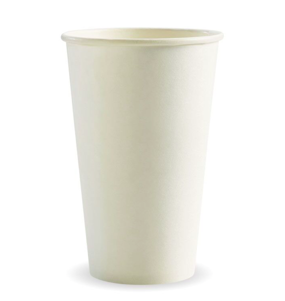 Bio 16oz white single wall - Packaging, Hospitality & Cleaning Solutions - MGH Packinging