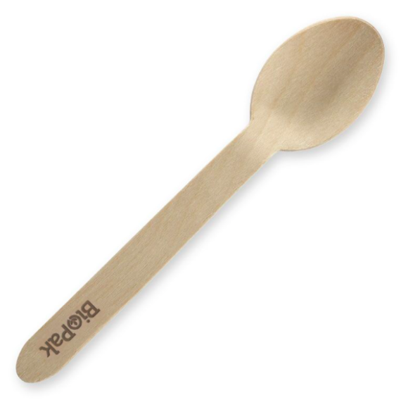Wooden dessert spoon - Wooden Cutlery - Packaging, Hospitality & Cleaning Solutions - MGH Packinging