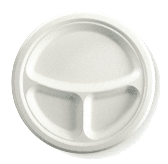 Bio Sugarcane Paper Plates - Packaging, Hospitality & Cleaning Solutions - MGH Packinging