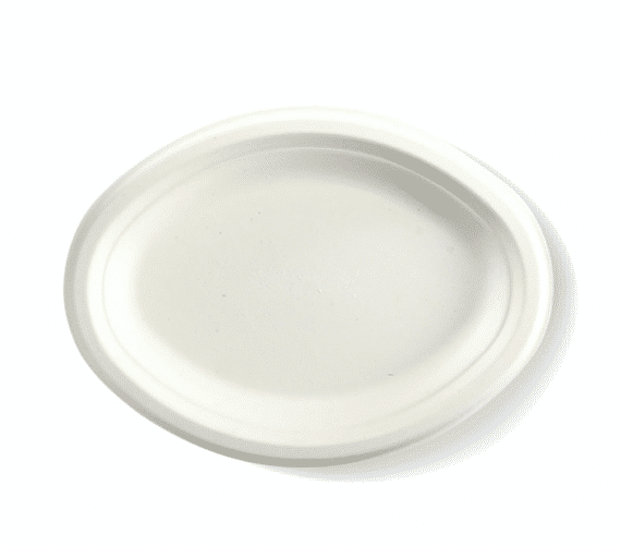 Bio Sugarcane Paper Plates - Packaging, Hospitality & Cleaning Solutions - MGH Packinging