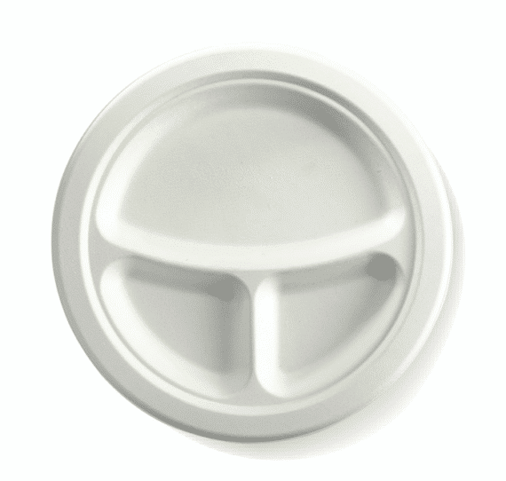 Bio Sugarcane Paper Plates - Packaging, Hospitality & Cleaning Solutions - MGH Packinging