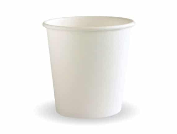White Single Wall Cups - Packaging, Hospitality & Cleaning Solutions - MGH Packinging